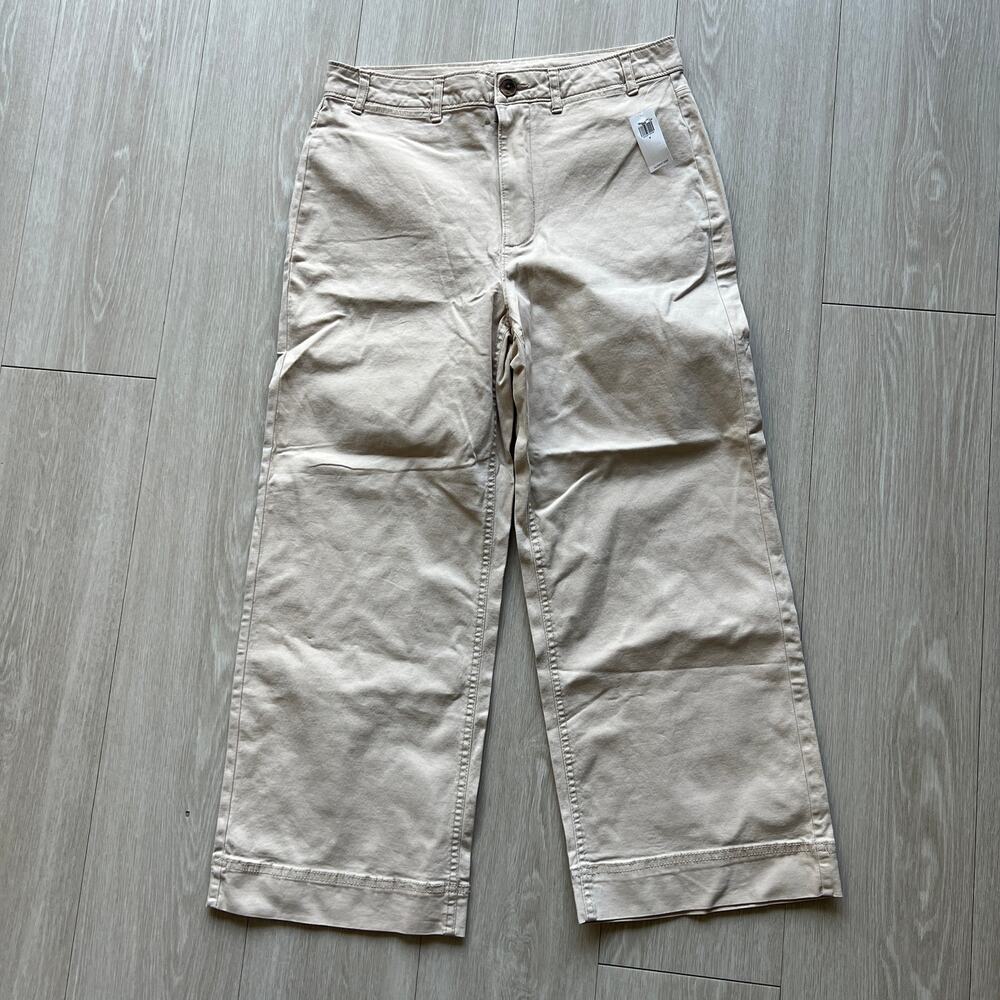 Old Navy Chino Pants Size 8 Wide Leg